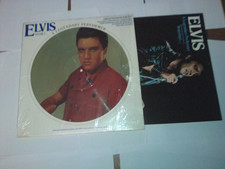 RARE ELVIS PRESLEY PICTURE DISC REF CPL 1-3078 USA OCCASION EN BON ETAT+ LIVRET