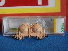 ECHELLE N SNCF WAGON SILO DES CIMENTS FRANCAIS MINITRIX Ref 15664