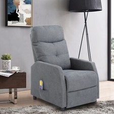 Fauteuil inclinable en tissu Fauteuil de massage chauffant Fauteuil de relaxatio
