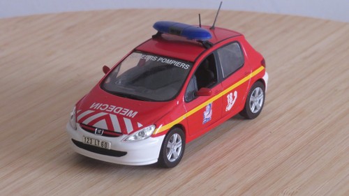 Miniature peugeot 307 - peugeot, pompiers