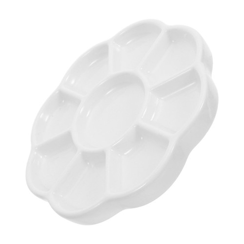 Assiette porcelaine palette - porcelaine, en