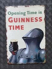 plaque publicitaire Guinness