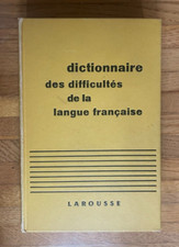 Dictionnaire des difficultés de la langue française 1956 LAROUSSE