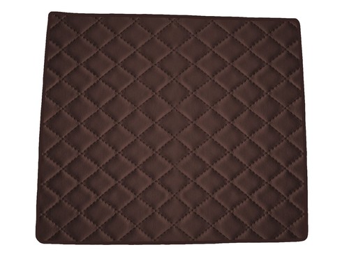 Cuir éco tapis coffre marron - éco,