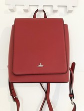 Vivienne Westwood Sac À Dos En Cuir Rouge 