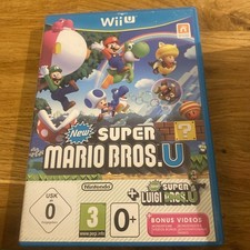 Jeu Wii U  " New super Mario Bros.U + New super Luigi. U " COMPLET