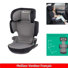 Bebeconfort Road Fix i-Size - Siège Auto ISOFIX pour Enfants (3,5-12 ans, Gris)