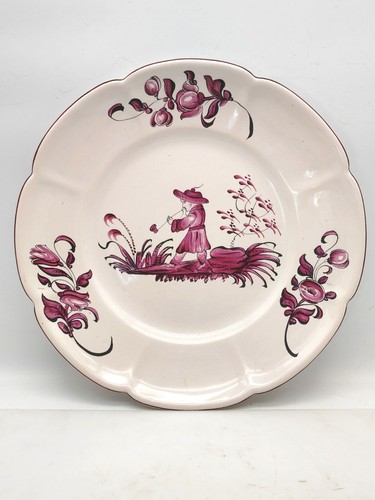 Ancienne assiette faïence - ancienne, en