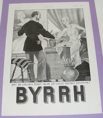 Byrrh peintre modèle - peintre, et