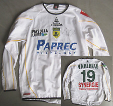 Maillot Fc Nantes Paprec Porté Vahirua n° 19 Le Coq Sportif Vintage taille XL