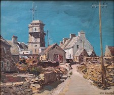 Jean Rigaud (1912-1999) - Le Sémaphore De l'île De Molène - 1957