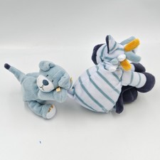 Doudou Zèbre bleu Zebrito