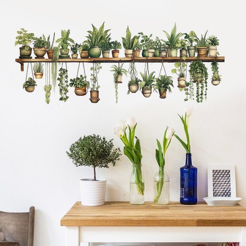 Autocollant mural pot - autocollant,