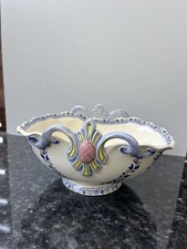 Vase à fruits en faïence