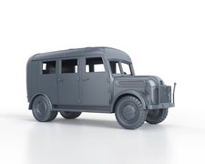 WWII GERMAN Steyr 1500A Omnibus Ambulance hollow - 1/48 1/56 1/72 1/87 1/100 3D