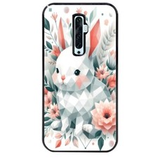 Coque noire pour Reno 2 lapin