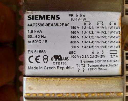 Transformateur siemens - 1,