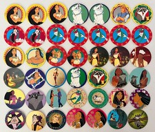 Lot 42 POG Pocahontas Disney Panini Caps + McDonald's Animage World Fede Vintage