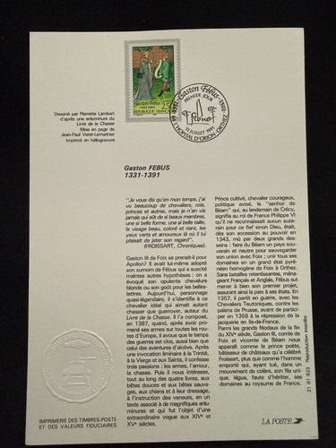 Encart philatélique 1er - encart,