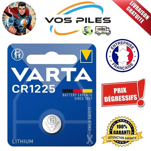 Pile bouton varta lithium - pile, 3v