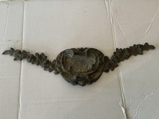 Ancien Fronton En Bronze 