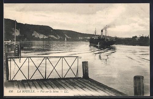 Cpa bouille vue - cpa,