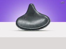 Cuir véritable HARLEY WLA WLC VL UL EL WL SIÈGE SOLO TÊTE ARTICULÉE TÊTE PLAT...