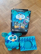 Furby Boom Bleu Avec Boîte Pb De Fonctionnement ? Parle - Yeux Fermés 
