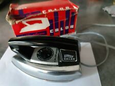 VINTAGE 1960 JOLUX FER A REPASSER JOUET CALOR MATIC PLUME N° 86 110-220 V 60 W 
