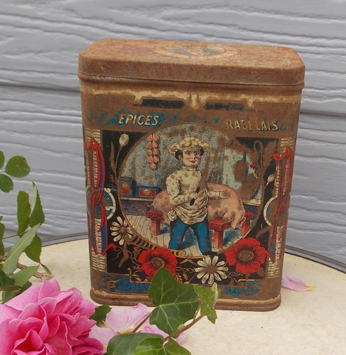 Ancienne boite tole - en,