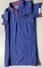 Polo manches courtes Napapijri homme,  bleu avec rayures manches Taille XXL 