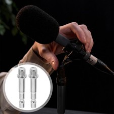Lot de 4 rallonges pour pied de micro, bras de micro avec adaptateur 3/8".