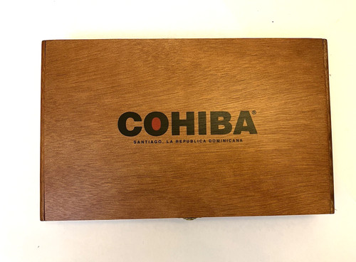 Empty cohiba cigar - , red