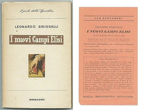 Sinisgalli neuf champs - -, i
