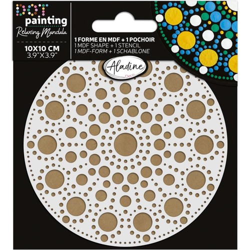 Pochoir pour dot painting - pour,