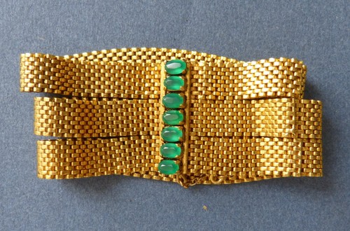 Bracelet métal doré et - métal,