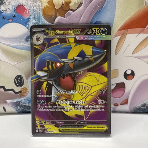 Carte pokémon méga sharpedo - pokémon, méga-sharpedo