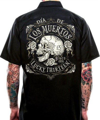 Lucky tête mort chemise - 13, de