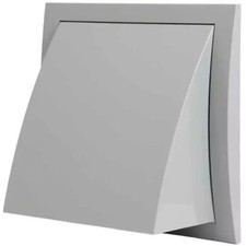 Grille de façade avec clapet