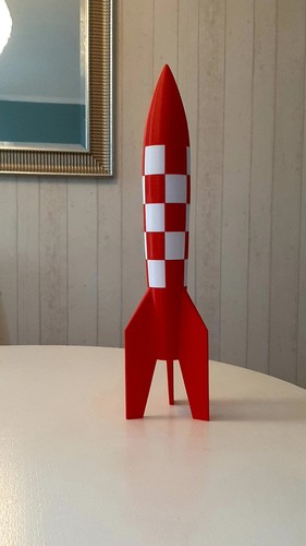 Fusée lunaire tintin - lunaire, xflr6