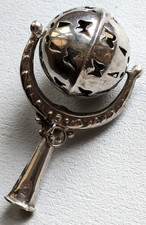 NICE ANTIQUE BABY BELL RATTLE
