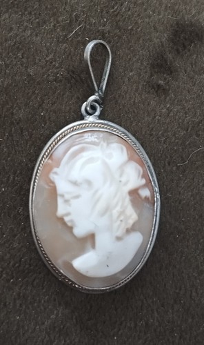 Ancien pendentif argent - ancien,