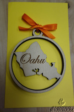 Laser Cut Oahu Island Wooden