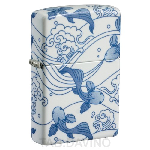 Zippo briquet fish design - briquet,