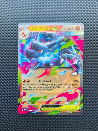 Carte pokémon méga dracaufeu - carte,