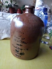 Ancienne Bouteille en grès alcool/ Prohibition 