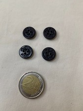 Boutons Ancre Marine Bleu lot de 4 (BOUT.122)