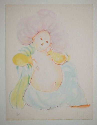 Rahat leonor fini - fini, lithographie