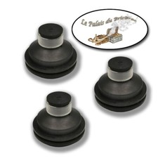 Lot de 3 silent bloc support cache moteur (adaptable 7701056972 - 1.5l dci …)