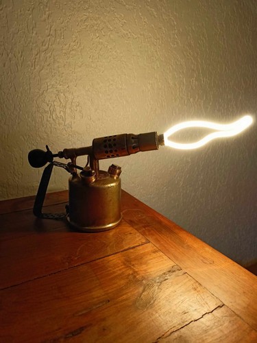 Lampe ancien chalumeau - lampe,